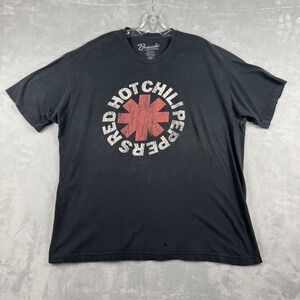 Red Hot Chili Peppers Bravado 100% Cotton Graphic T-Shirt Mens 2XL Black